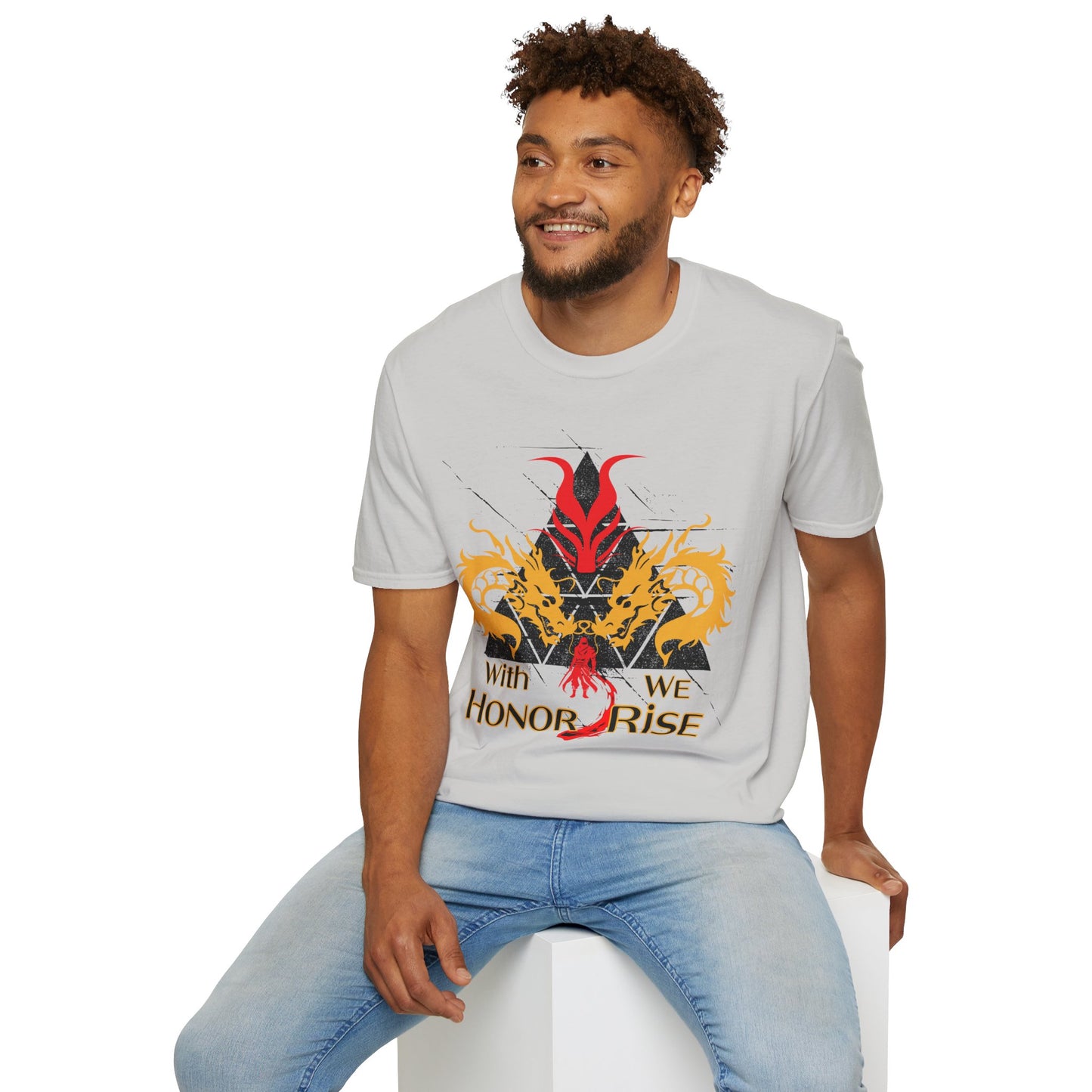 With Honor We Rise Unisex Softstyle T-Shirt