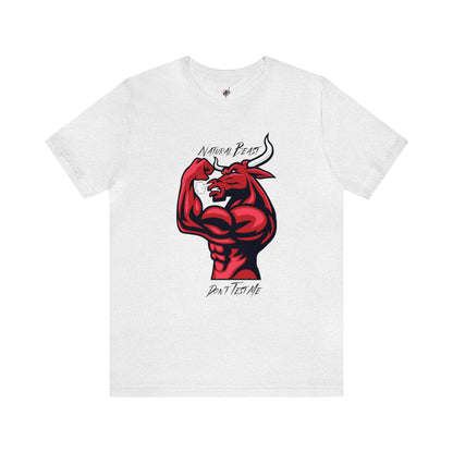 Natural Beast Bull, Unisex Jersey Short Sleeve Tee