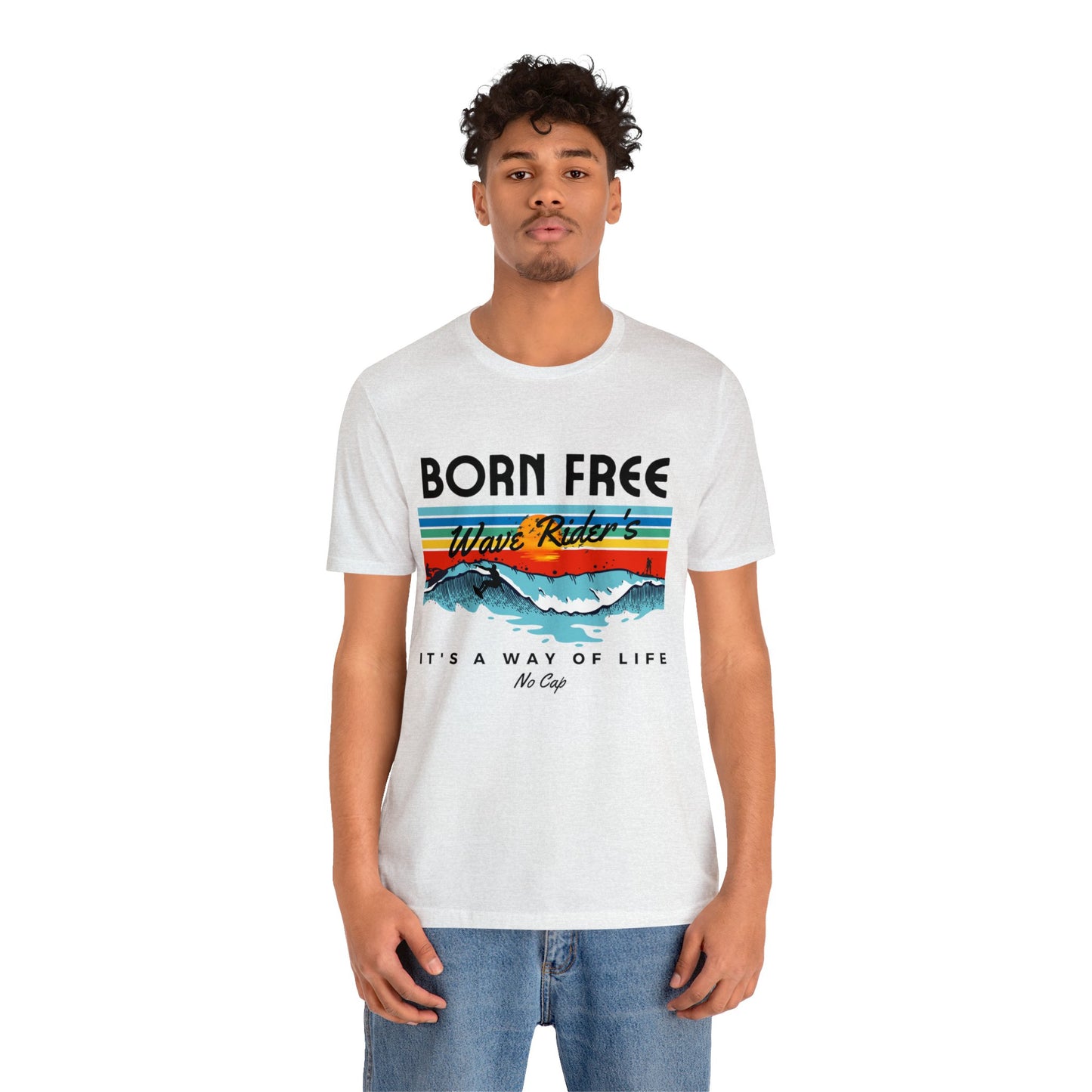 Born Free, Unisex Jersey Short Sleeve Tee