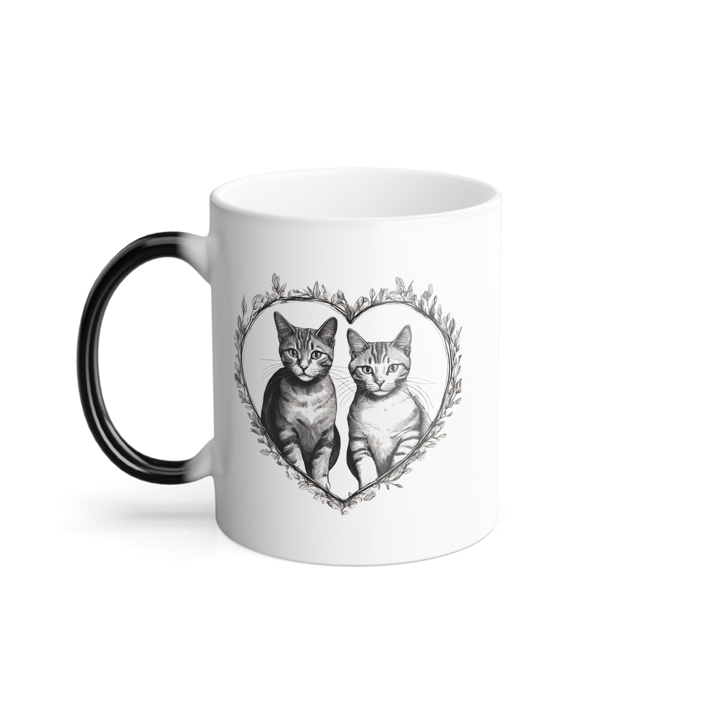 Cats in love! Color Morphing Mug, 11oz