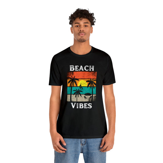 Beach Vibes! Unisex Jersey Short Sleeve Tee