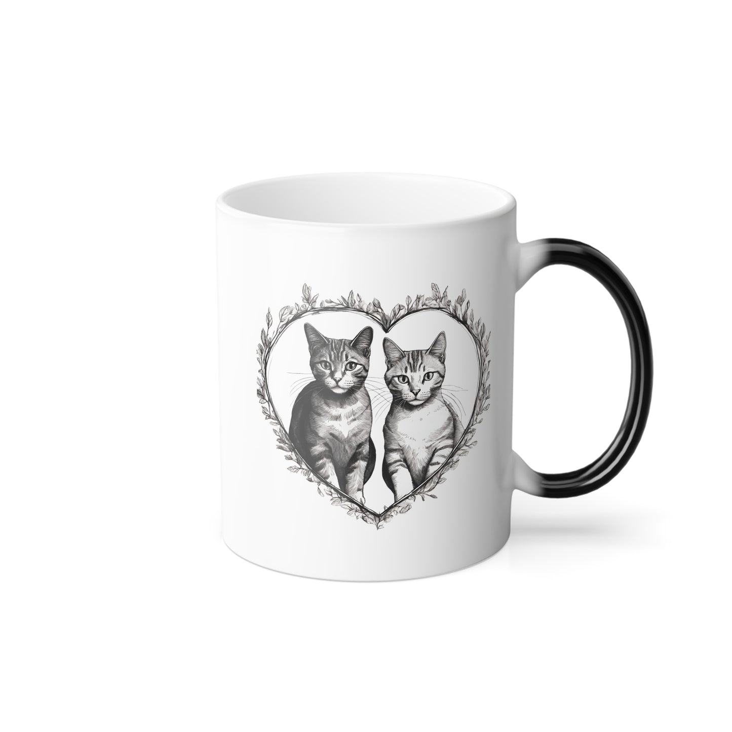 Cats in love! Color Morphing Mug, 11oz