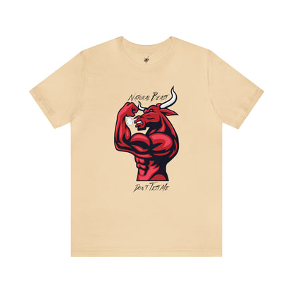 Natural Beast Bull, Unisex Jersey Short Sleeve Tee