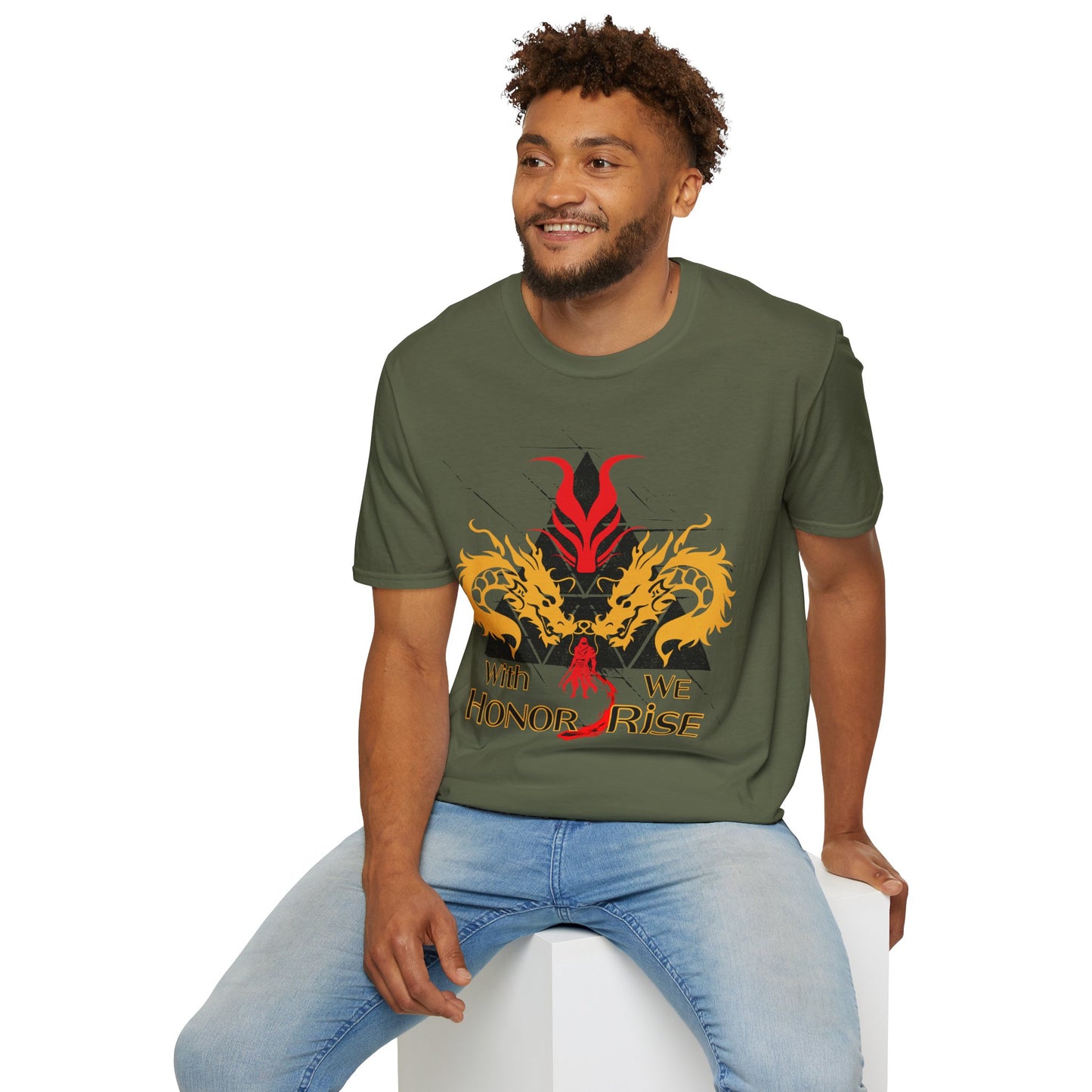 With Honor We Rise Unisex Softstyle T-Shirt