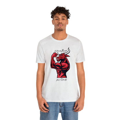 Natural Beast Bull, Unisex Jersey Short Sleeve Tee