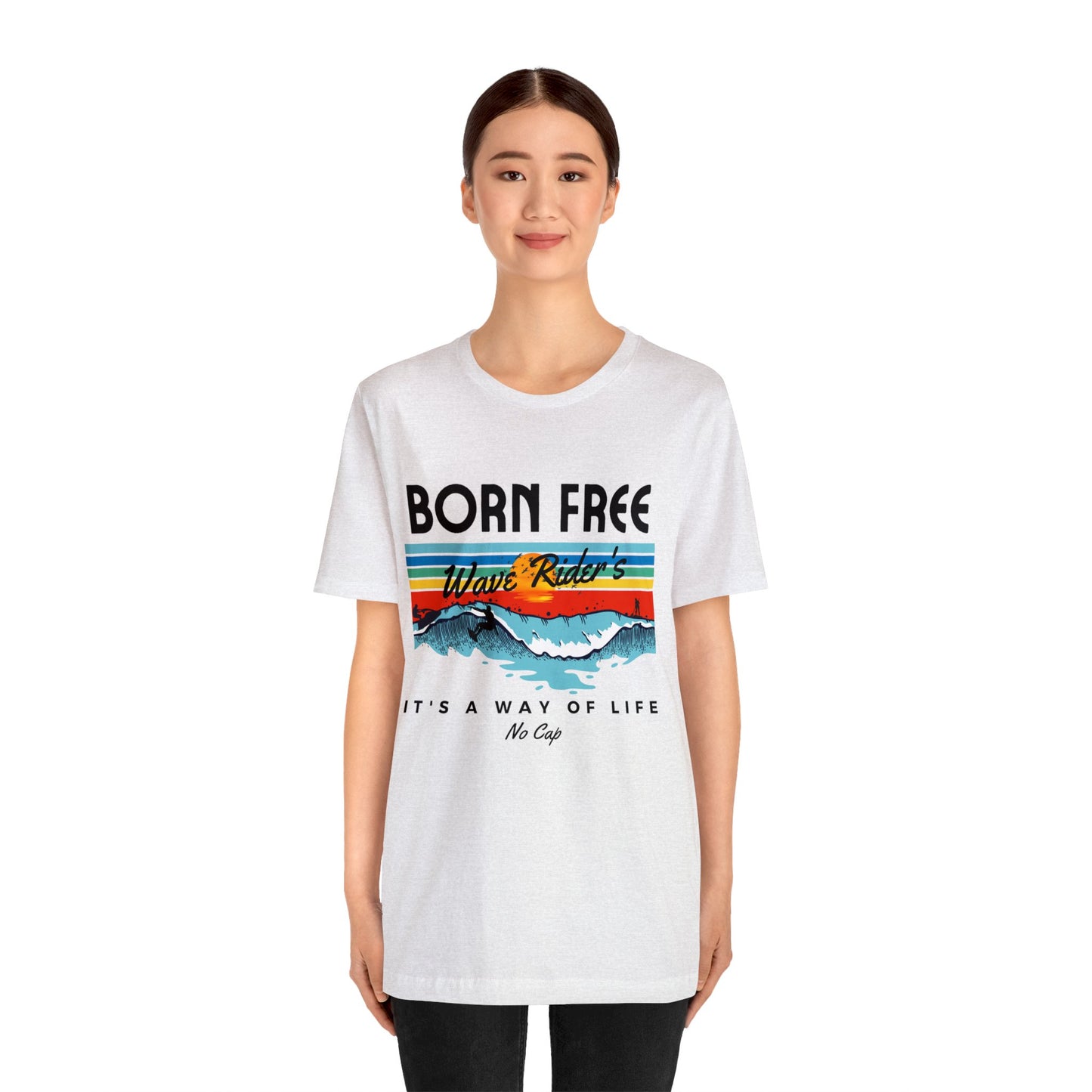 Born Free, Unisex Jersey Short Sleeve Tee