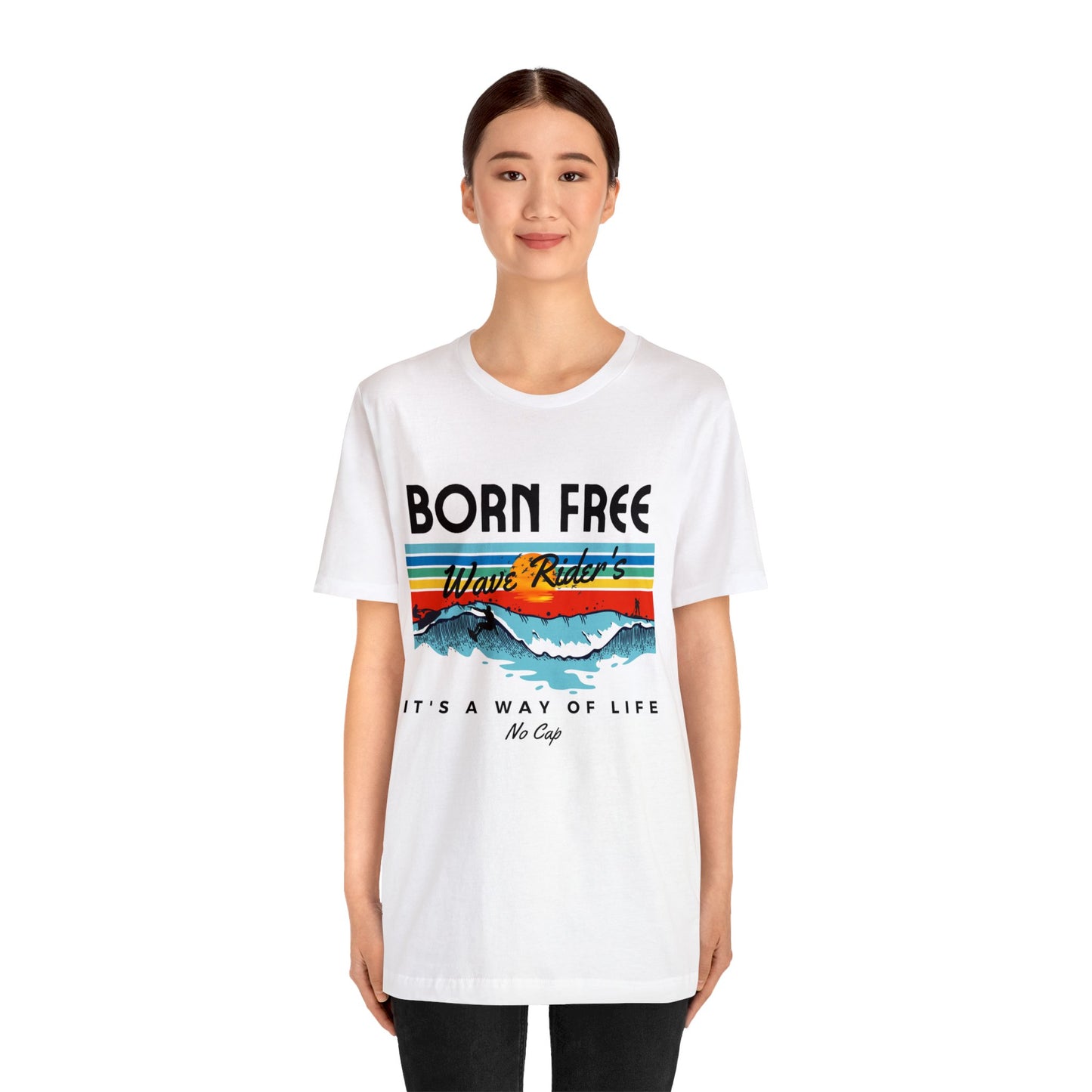 Born Free, Unisex Jersey Short Sleeve Tee