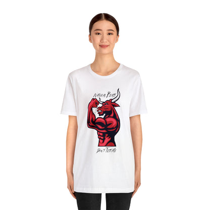 Natural Beast Bull, Unisex Jersey Short Sleeve Tee